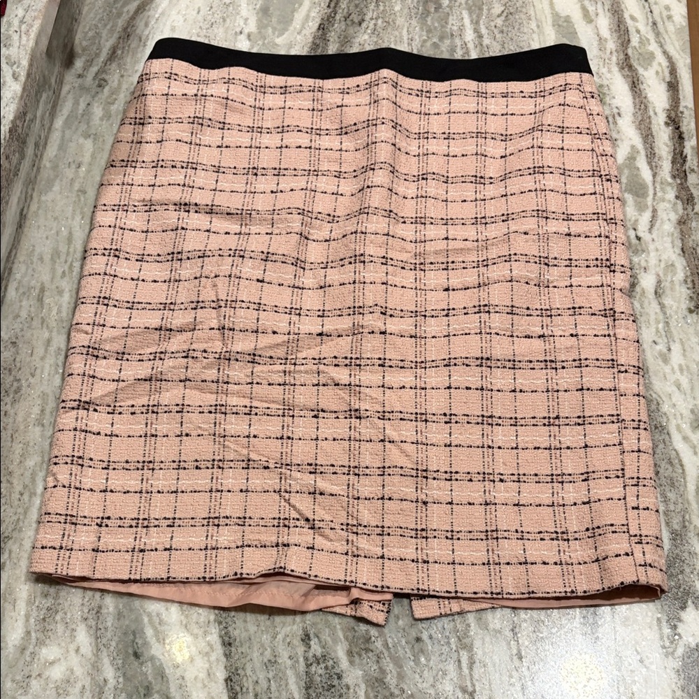 Liz Claiborne Pink Plaid Women's Skirt Size 18